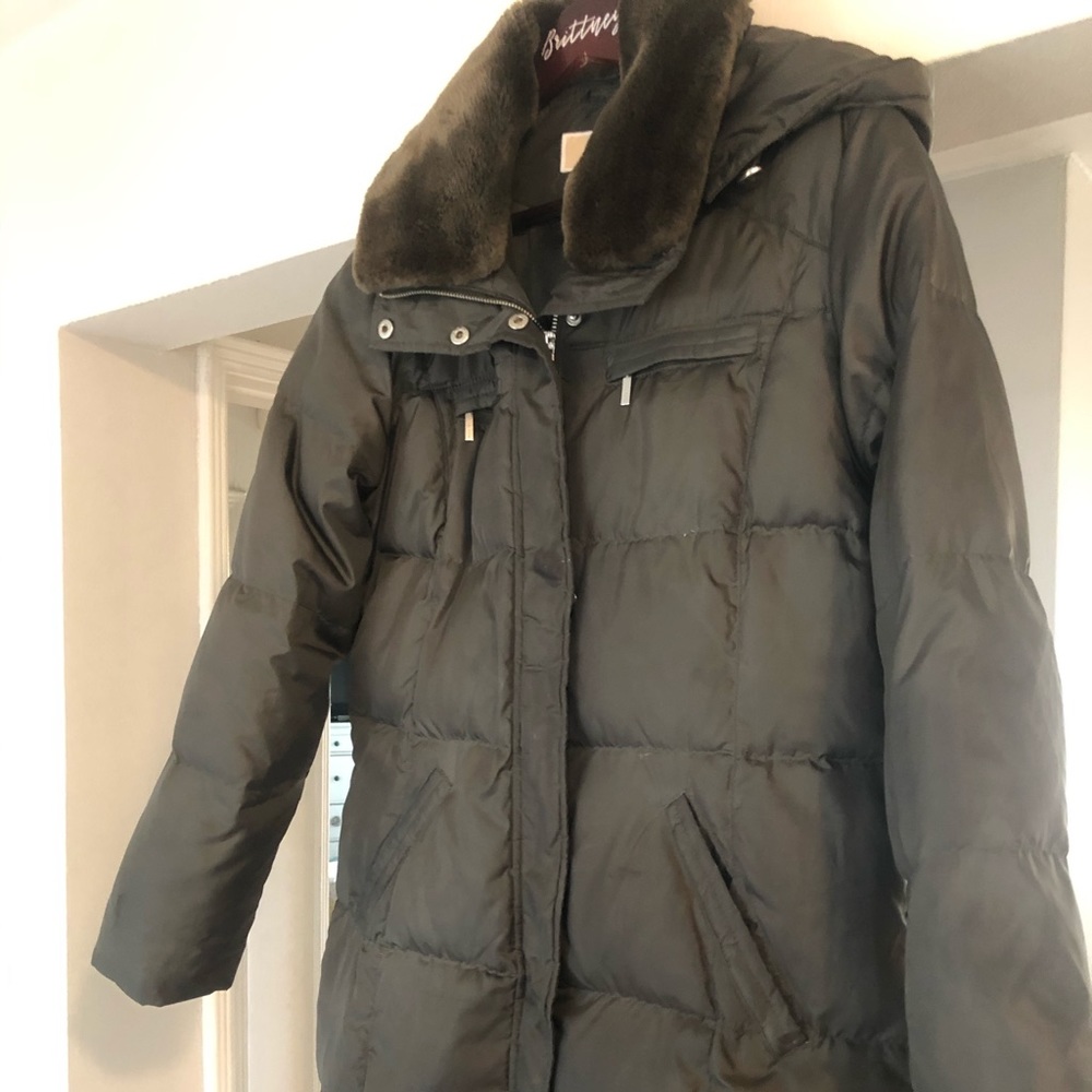 Michael Kors Army Green Puffer